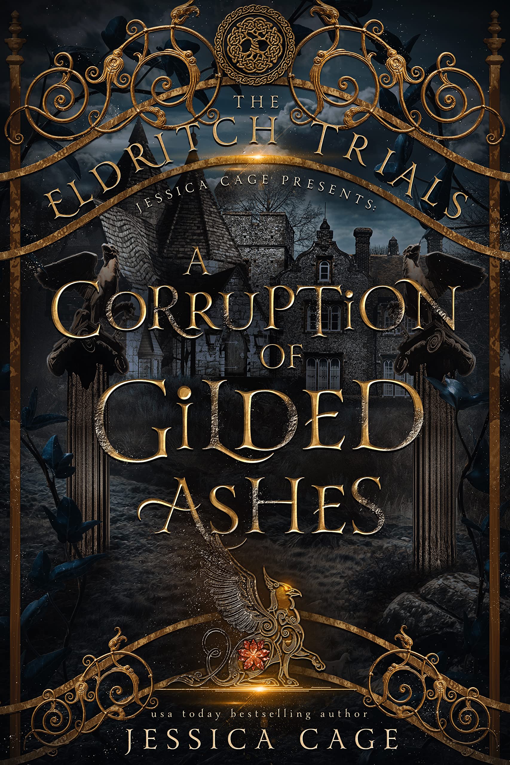 A Corruption of Gilded Ashes book cover