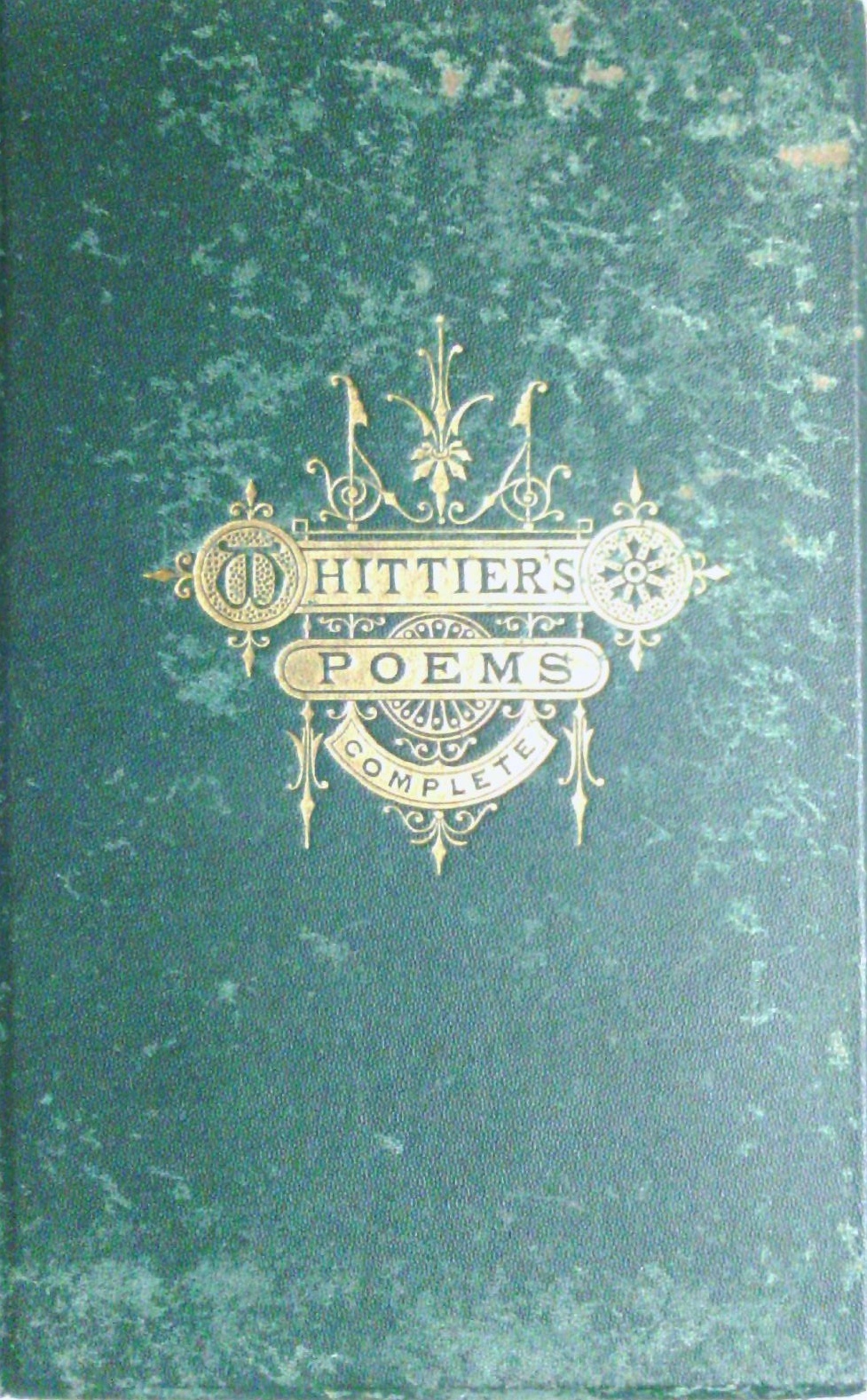 The Poems of John Greenleaf Whittier book cover