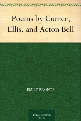 Poems by Currer, Ellis, and Acton Bell book cover