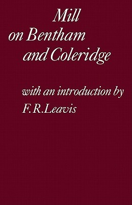 Mill on Bentham and Coleridge book cover
