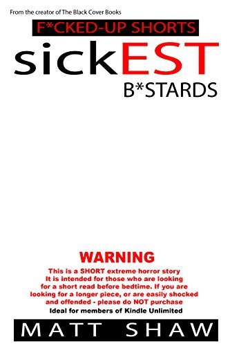 Sick Bastards book cover 3