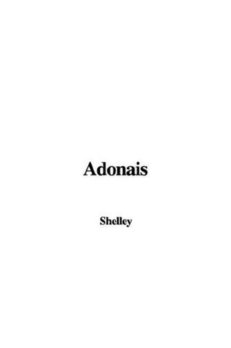 Adonais book cover