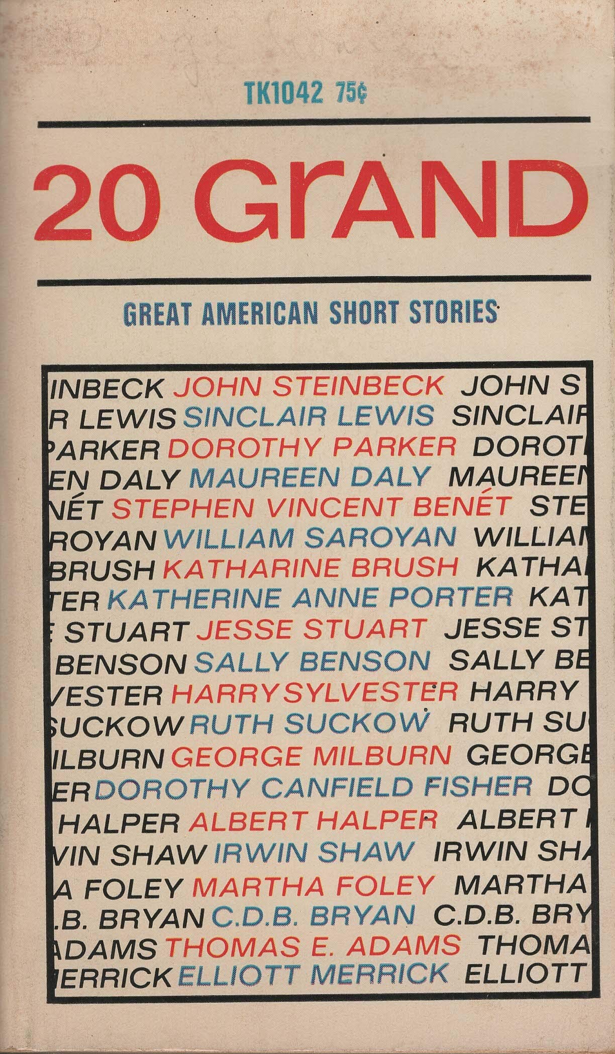 Twenty Grand Short Stories book cover