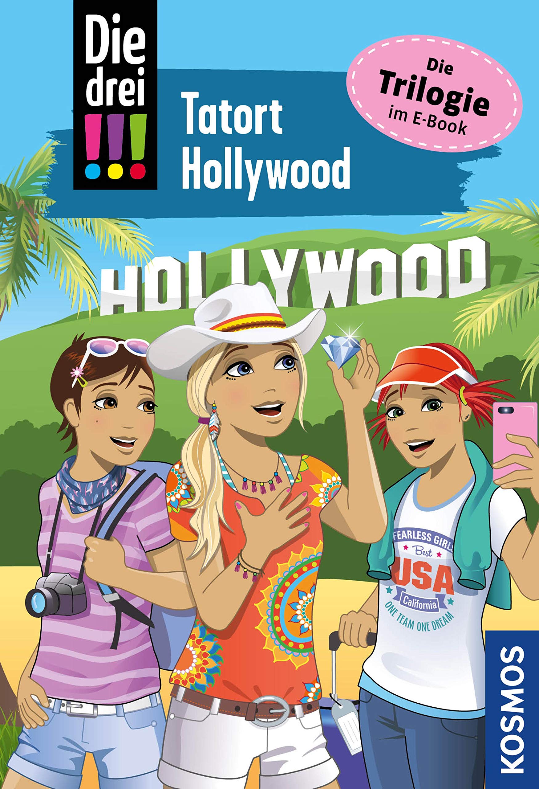 Die drei !!!, 75, Tatort Hollywood (drei Ausrufezeichen) book cover