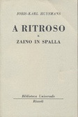 A ritroso - Zaino in spalla book cover