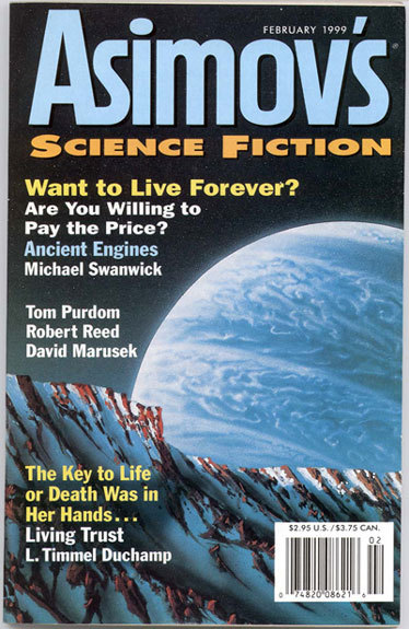 Asimov's Science Fiction, February 1999 book cover