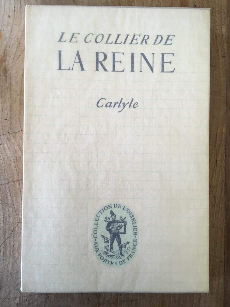 Le collier de la reine book cover