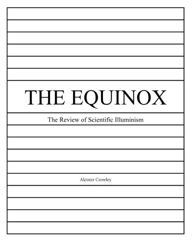 The Equinox, Vol. 1, No. 6 book cover