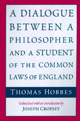 A Dialogue between a Philosopher and a Student of the Common Laws of England book cover