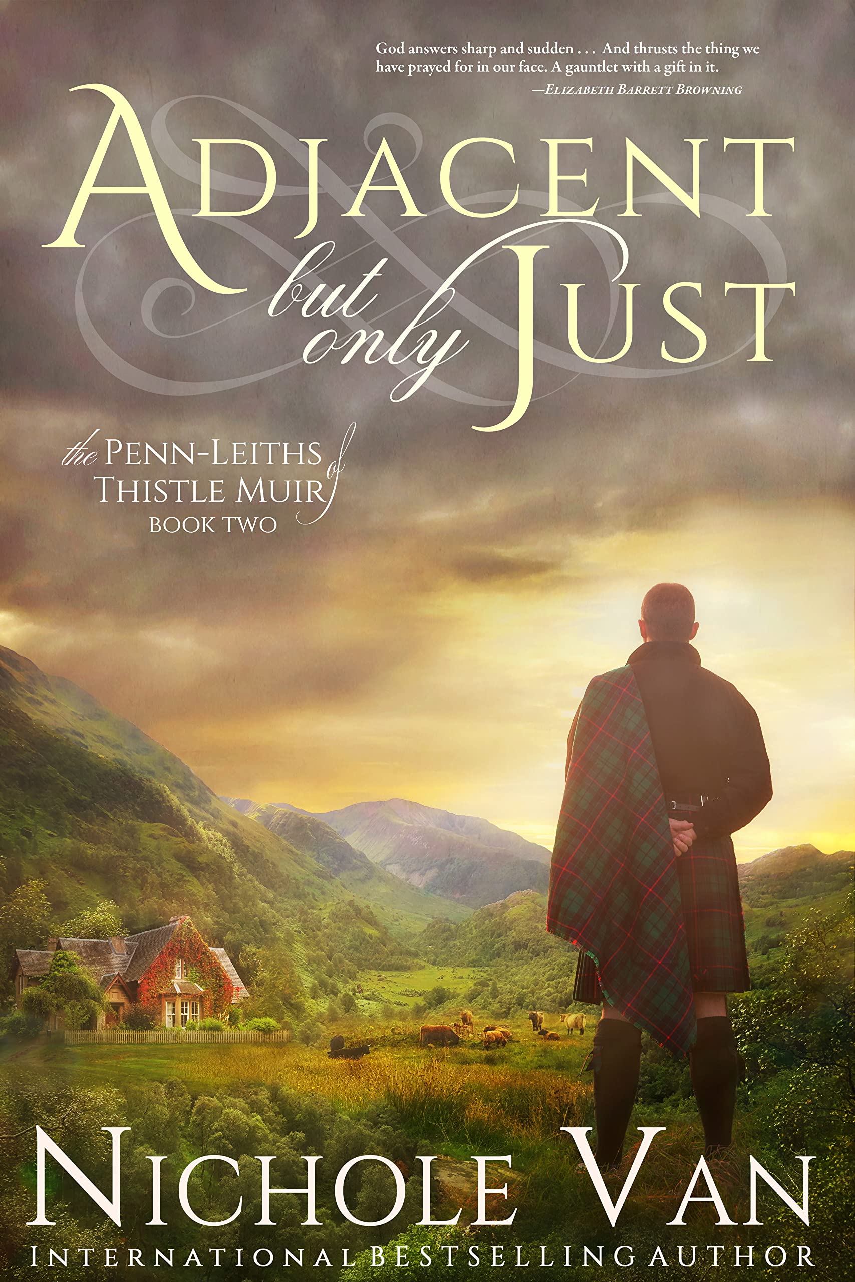 The Penn-Leiths of Thistle Muir book cover 2