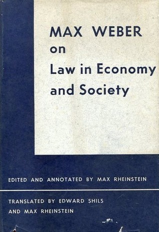 On Law in Economy and Society book cover