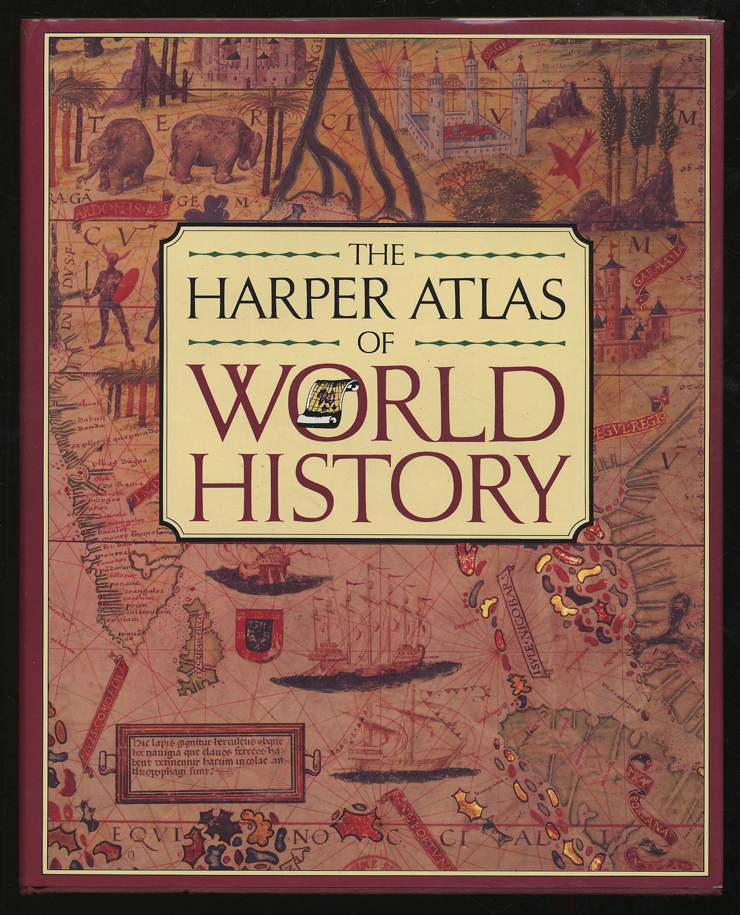 The Harper Atlas of World History book cover
