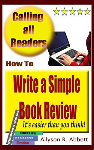 How To Write a Simple Book Review book cover