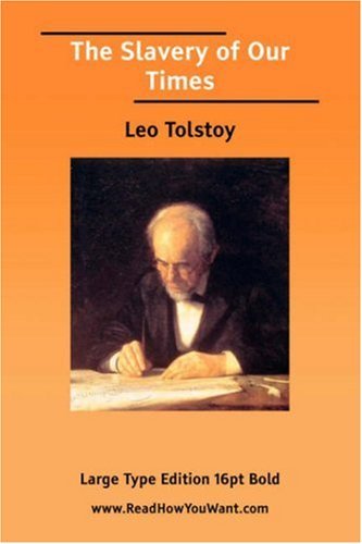 Slavery of Our Times book cover