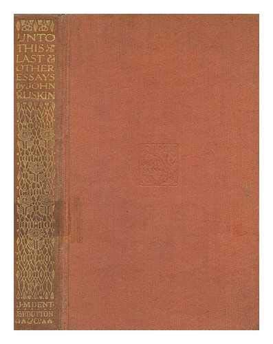 Unto this Last book cover