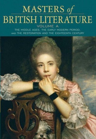 Masters of British Literature, Volume A book cover