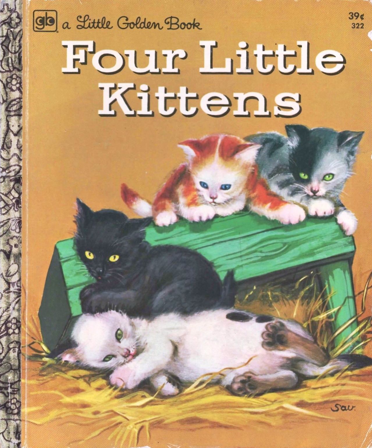 Four Little Kittens book cover