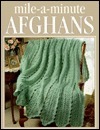 Mile-a-minute afghans book cover