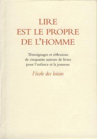 Lire est le propre de l'homme book cover