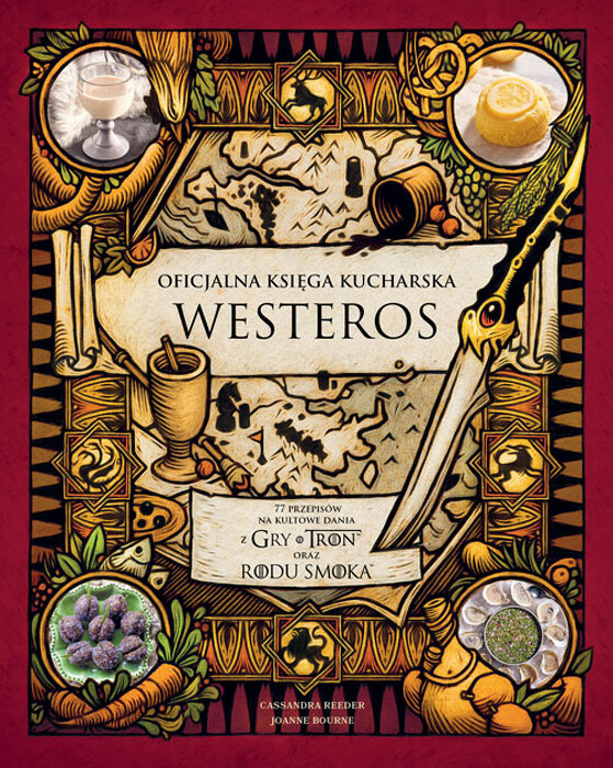 Oficjalna księga kucharska Westeros book cover