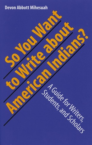 So You Want to Write About American Indians? book cover