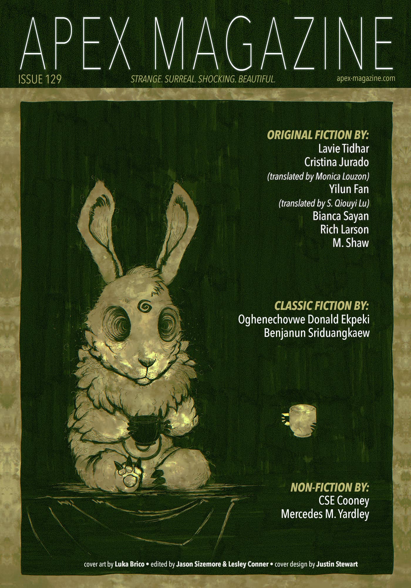 Apex Magazine, Issue 129, January 2022 book cover