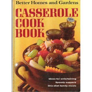 Better Homes and Gardens casserole cookbook book cover