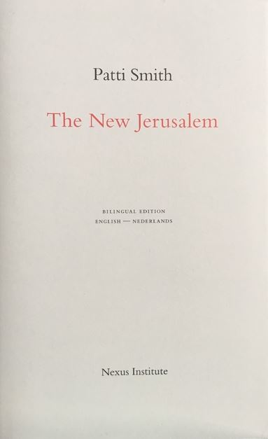 The New Jerusalem book cover