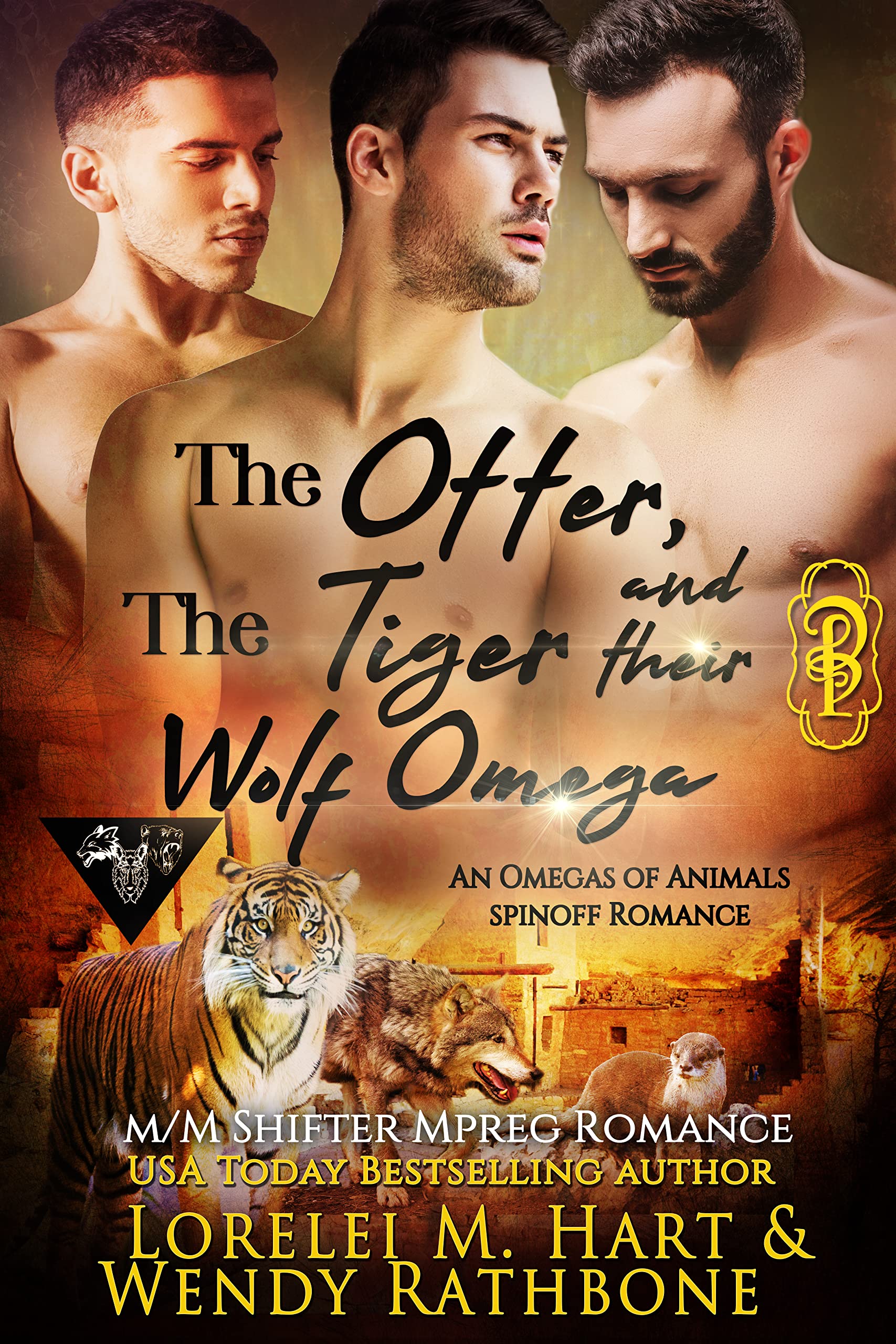 The Otter, the Tiger and Their Wolf Omega book cover
