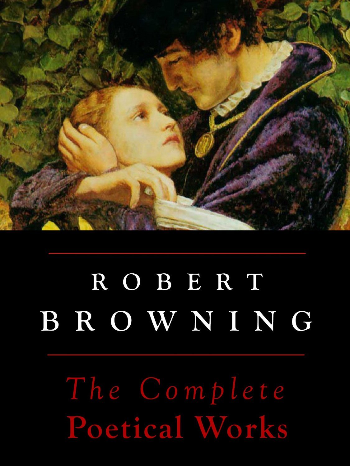 The complete poetical works of Browning book cover