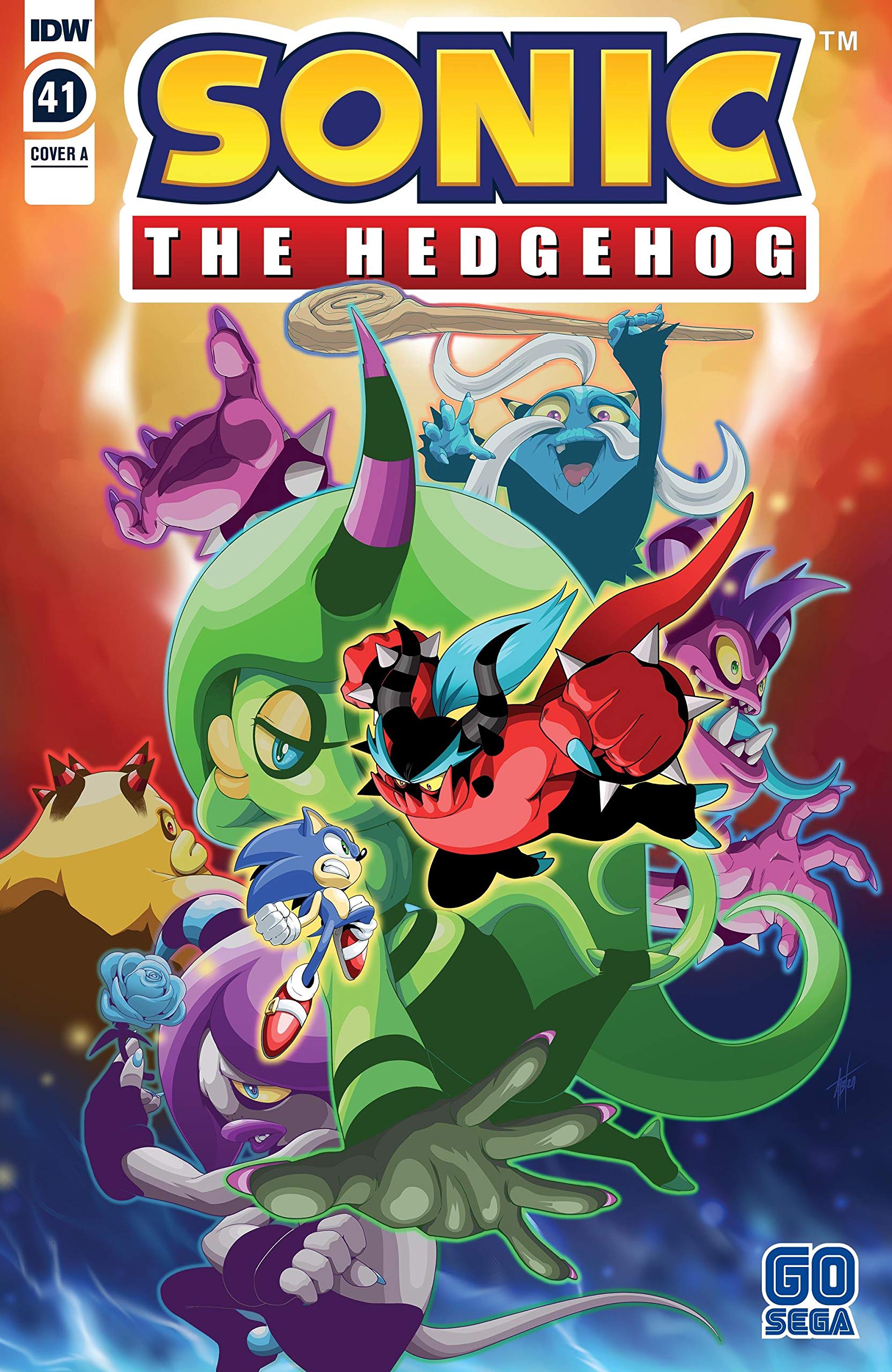 Sonic The Hedgehog (2018-) #41 book cover