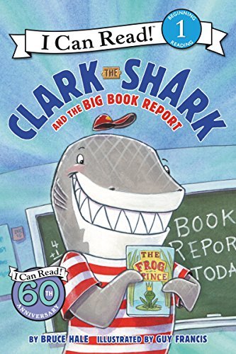 Clark the Shark and the Big Book Report book cover