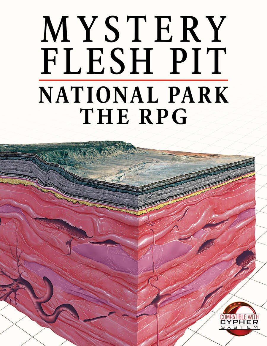Mystery Flesh Pit National Park the RPG book cover