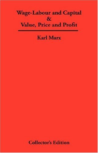 Wage-Labour and Capital/Value, Price and Profit book cover