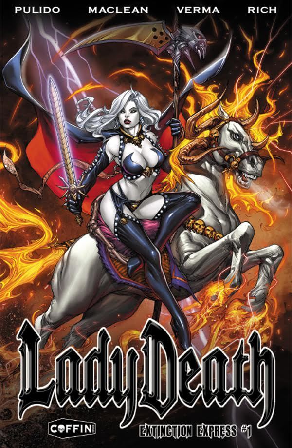 Lady Death (Coffin Comics) book cover 3