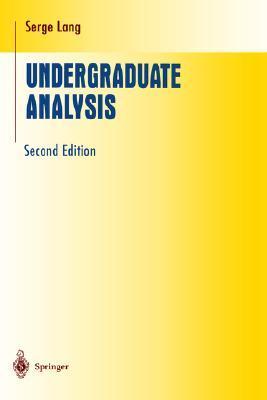 Undergraduate Analysis book cover