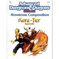 Monstrous Compendium book cover