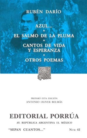 Azul… El Salmo de La Pluma. Cantos de Vida y Esperanza. Otros Poemas. book cover