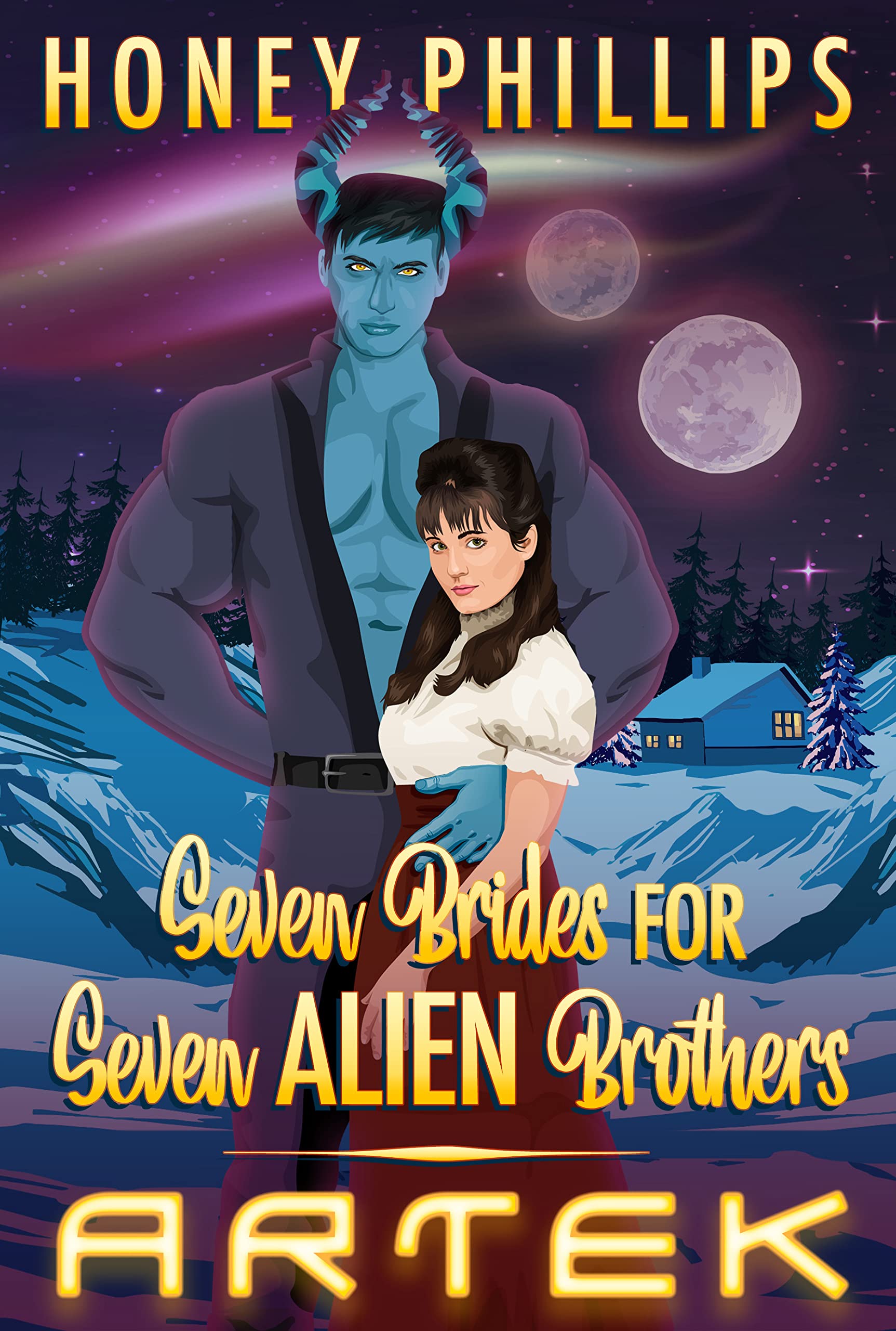Seven Brides for Seven Alien Brothers book cover 1