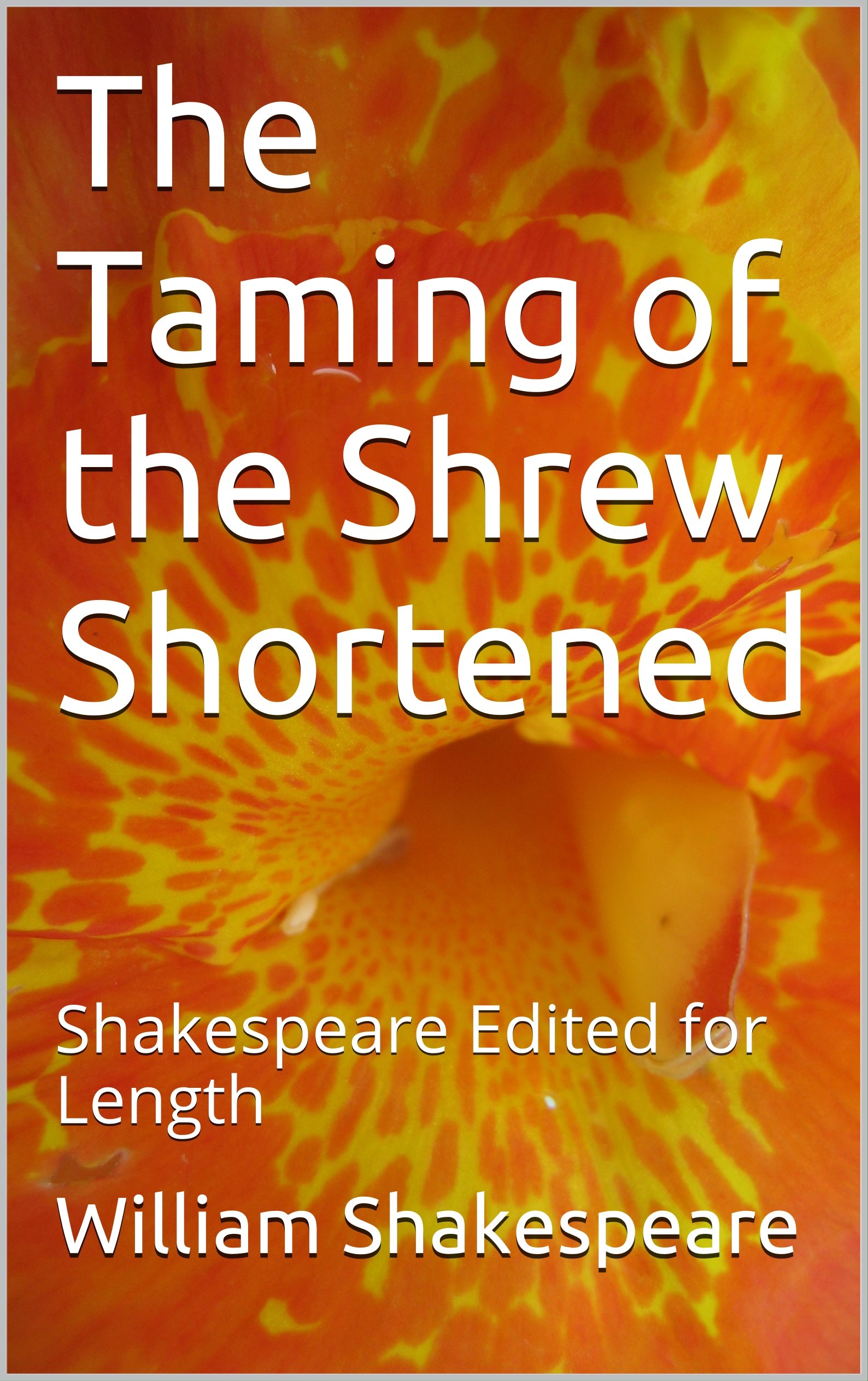 The Taming of the Shrew Shortened book cover