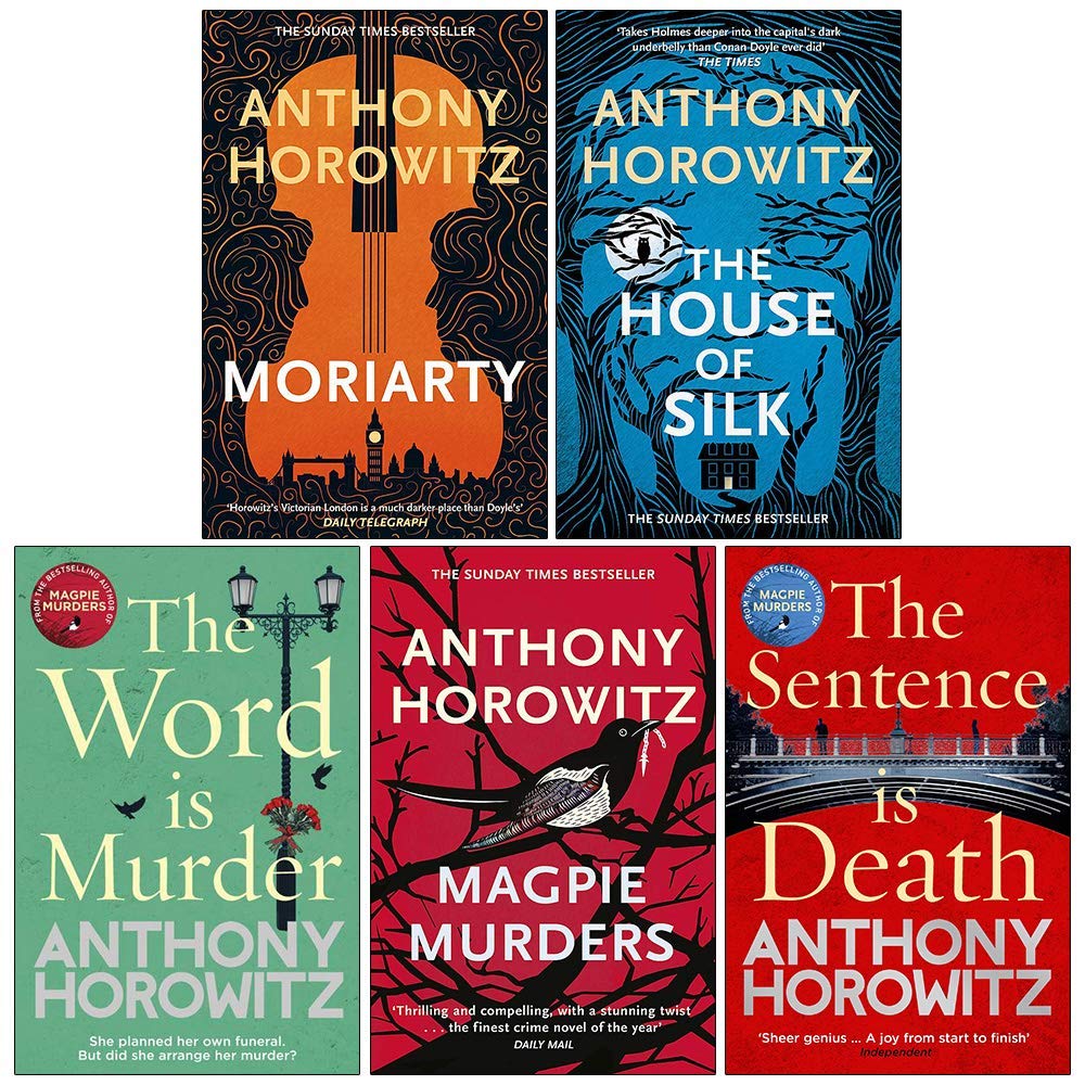 Sherlock Holmes and Detective Daniel Hawthorne Series 5 Books Set book cover