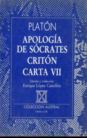 Apología de Sócrates. Critón. Carta VII book cover