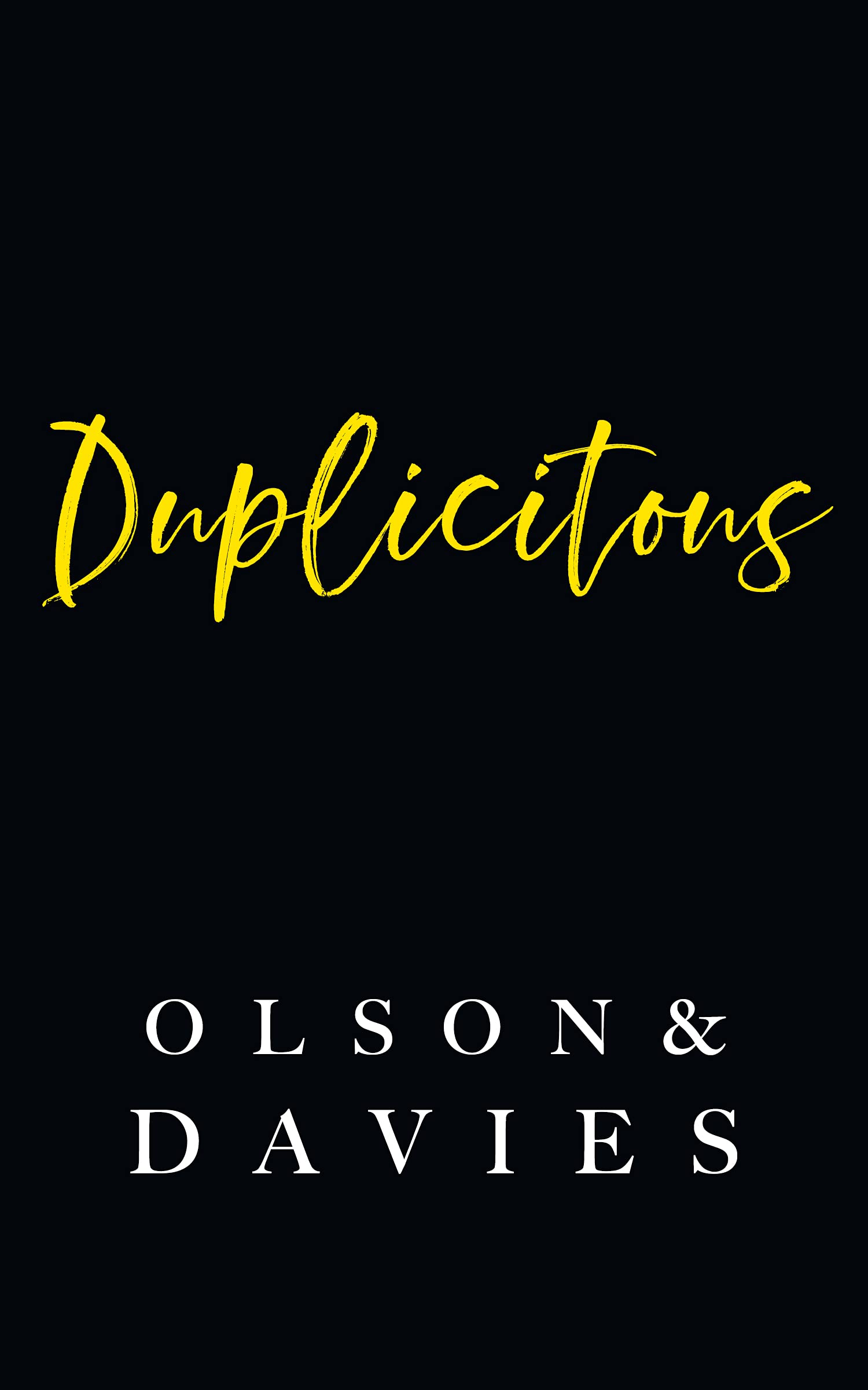 Duplicitous book cover