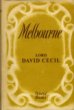Melbourne; book cover