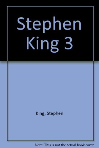 Stephen King 3 book cover