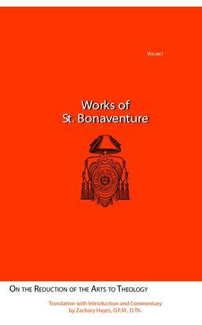 St. Bonaventure's on the Reduction of the Arts to Theology book cover