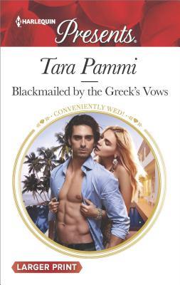 Blackmailed by the Greek's Vows book cover