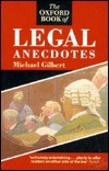 The Oxford Book of Legal Anecdotes book cover