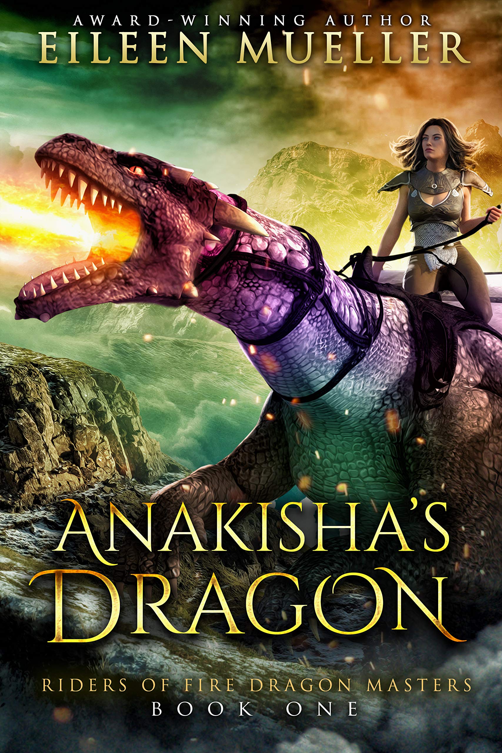 Riders of Fire Dragon Masters book cover 1