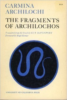 Carmina Archilochi book cover